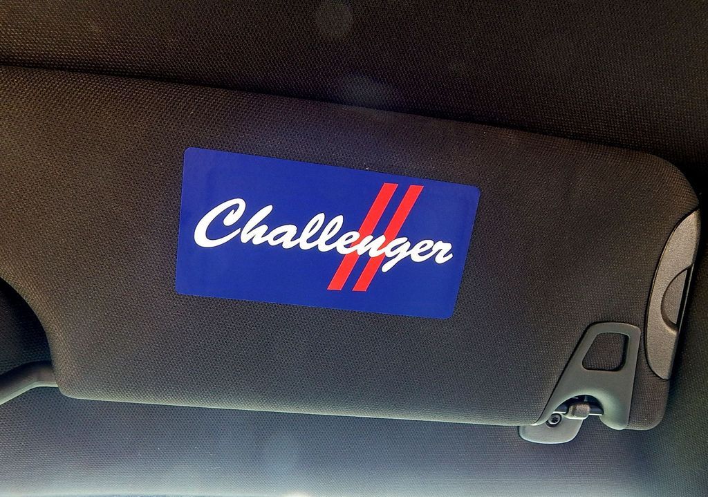 Sun visor decals... Dodge Challenger Forum